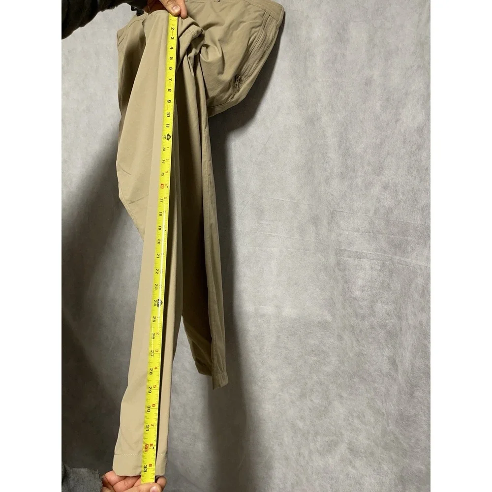 Clothing Arts Pants Men 38X32 Beige P Cubed Pick Pocket Proof Active Performance